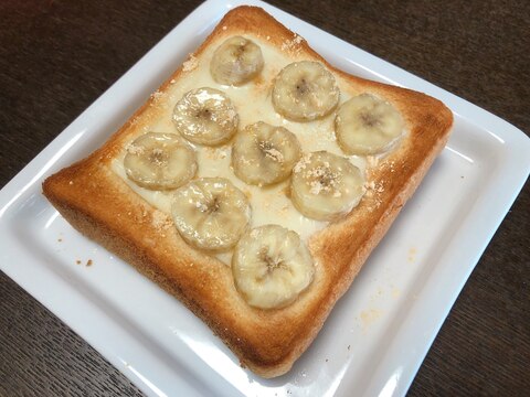 バナナチーズ＊トースト